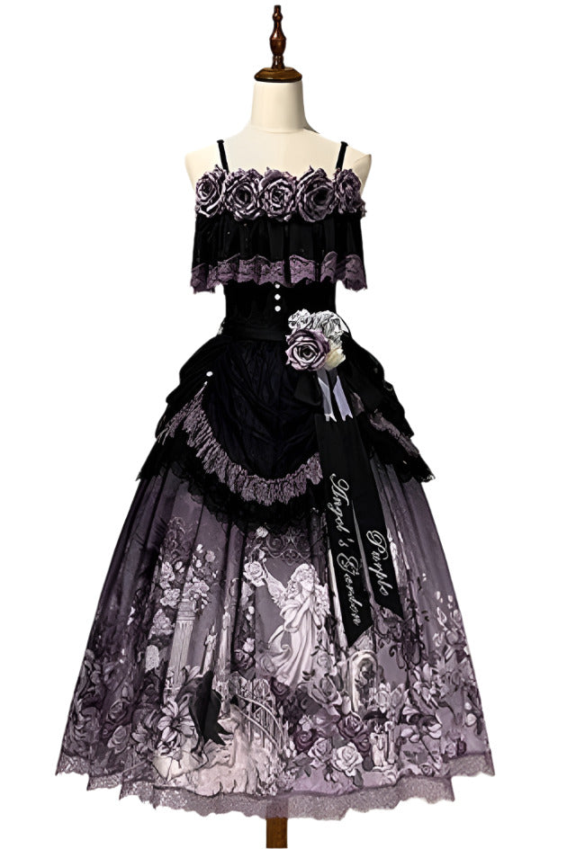 [pre-order] Romantic Rose Lolita Summer Dress Set
