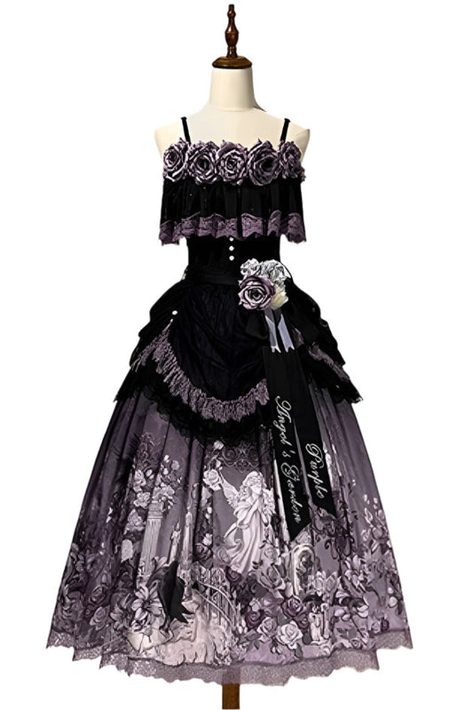 [pre-order] Romantic Rose Lolita Summer Dress Set