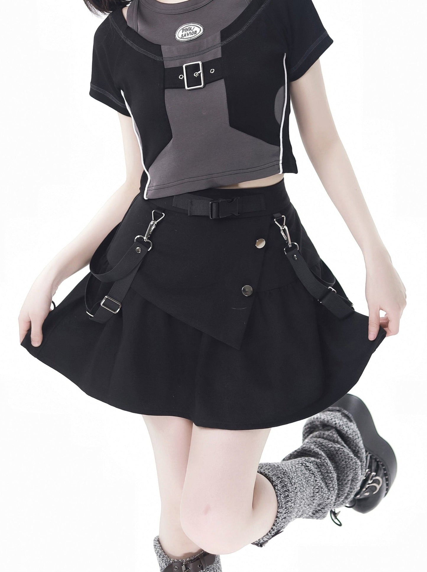 Wind Stream Lapel Paneled Suit