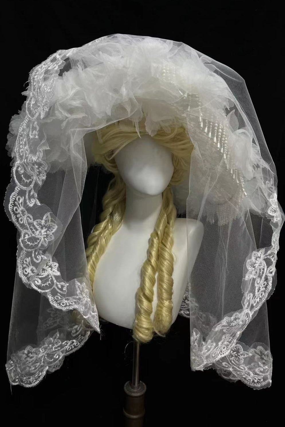 Dark Flower Lolita Gothic Hat