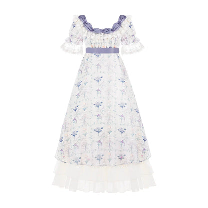 Letter and Poem Two Piece Look Dress Set