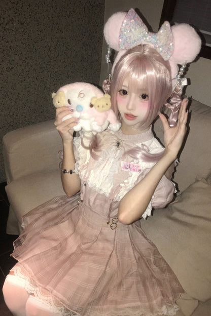 [pre-order] Sweet Plaid Sweet Girly Dress