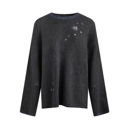 Six Point Star Knit Sweater