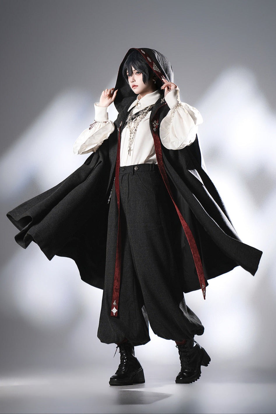 Sacred Oath Retro Prince Hooded Cape + Pants