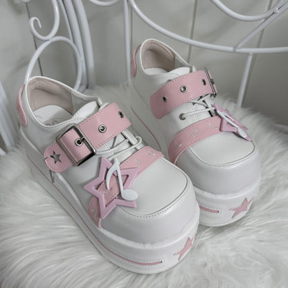 [pre-order] Star Melody Punk Strap Platform Shoes