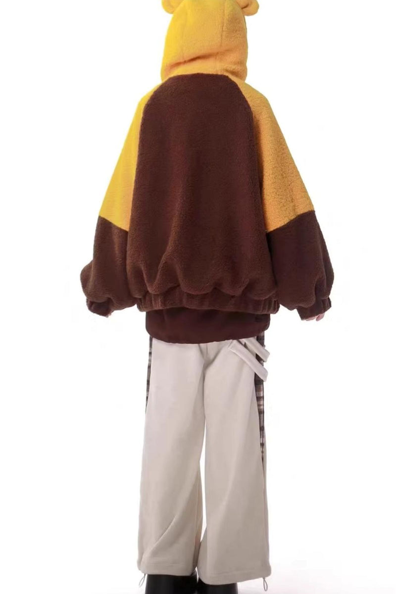 Simple Coffee Sweatshirt and Skirt Set