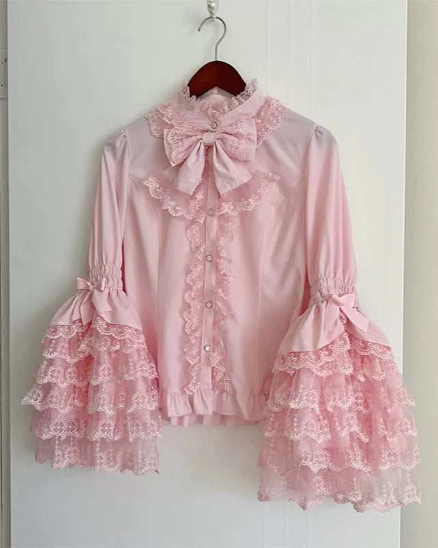 [pre-order] Heart Throbbing Lolita Dress + Ruffle Blouse