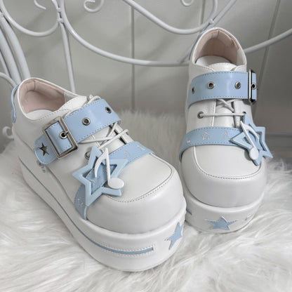 [pre-order] Star Melody Punk Strap Platform Shoes