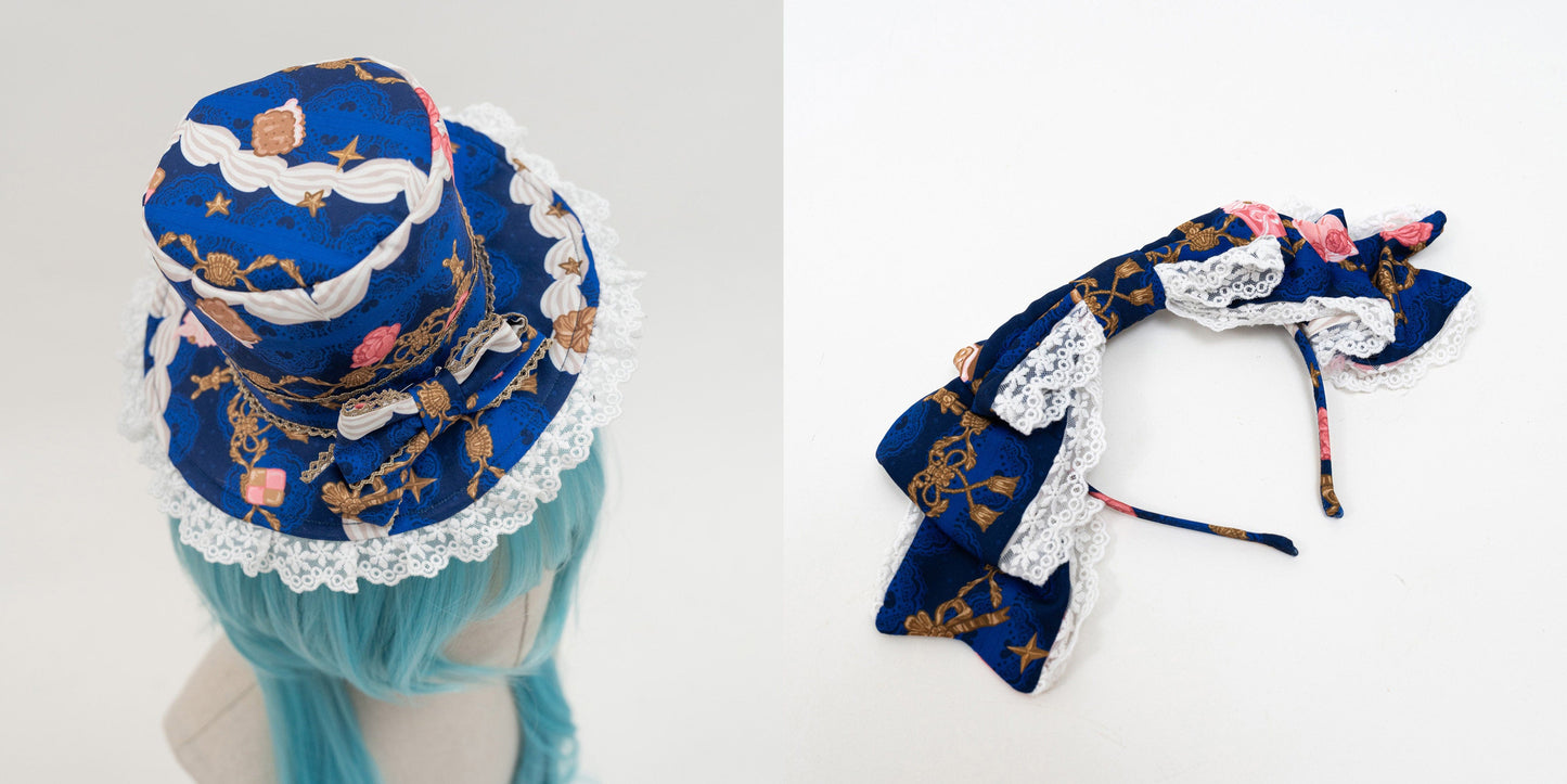 [pre-order Deadline: April 26] Retro Romance Sweet Lolita Ribbon Cake Print Series Accessories