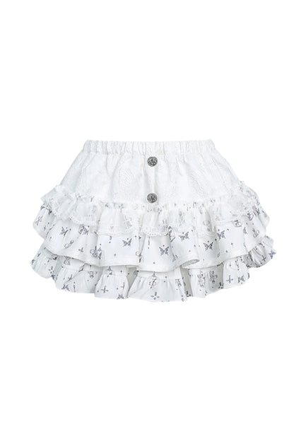 Sweet Rabbit Hood Top + Tiered Skirt