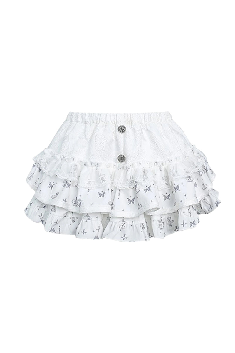 Sweet Rabbit Hood Top + Tiered Skirt