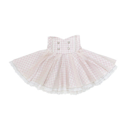 [pre-order] Mass Production Off-shoulder Top + High Waist Skirt