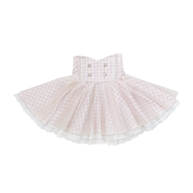 [pre-order] Mass Production Off-shoulder Top + High Waist Skirt