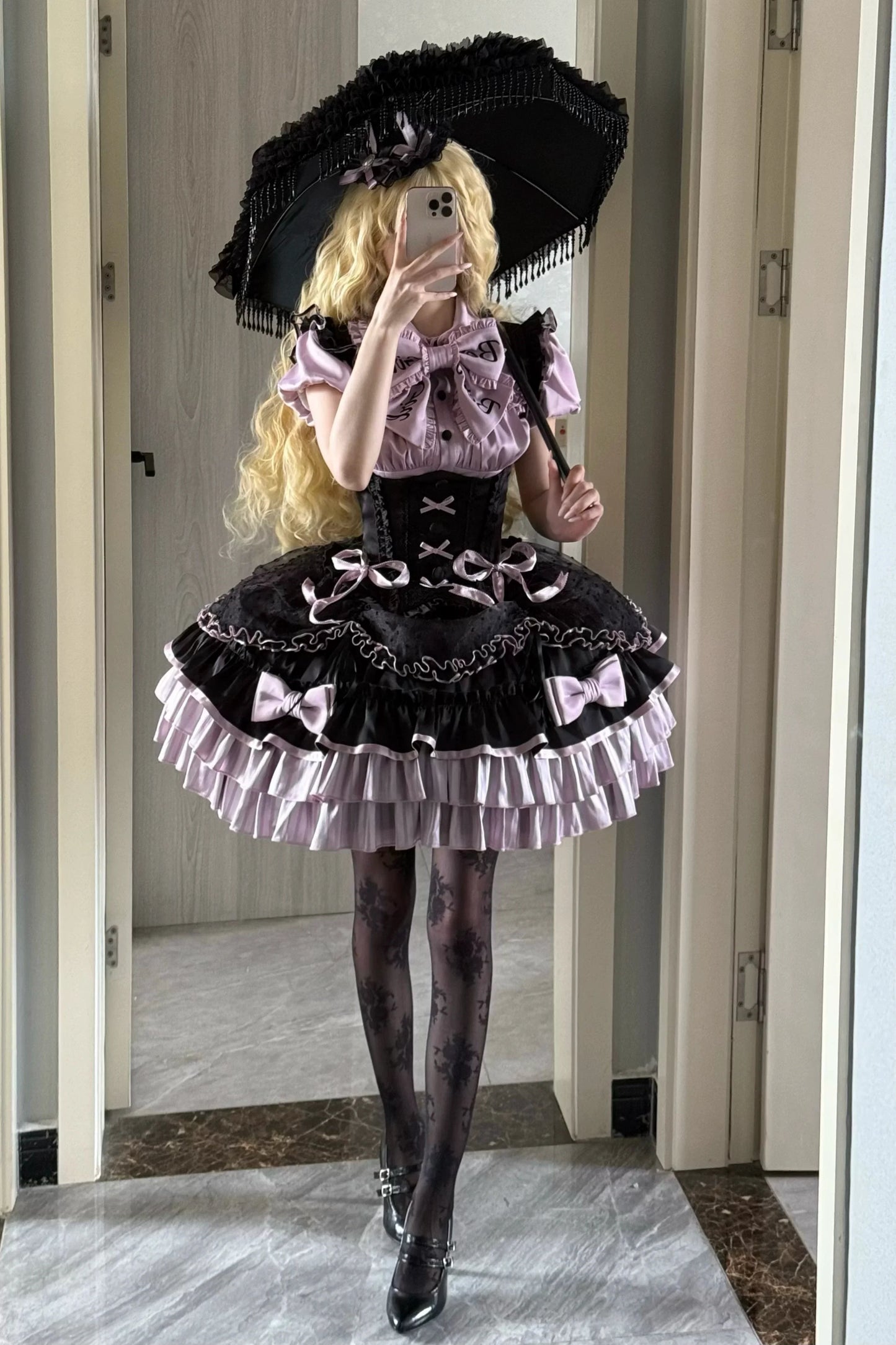 [order Deadline: May 12] Black Purple Lolita Idol Series Accessories