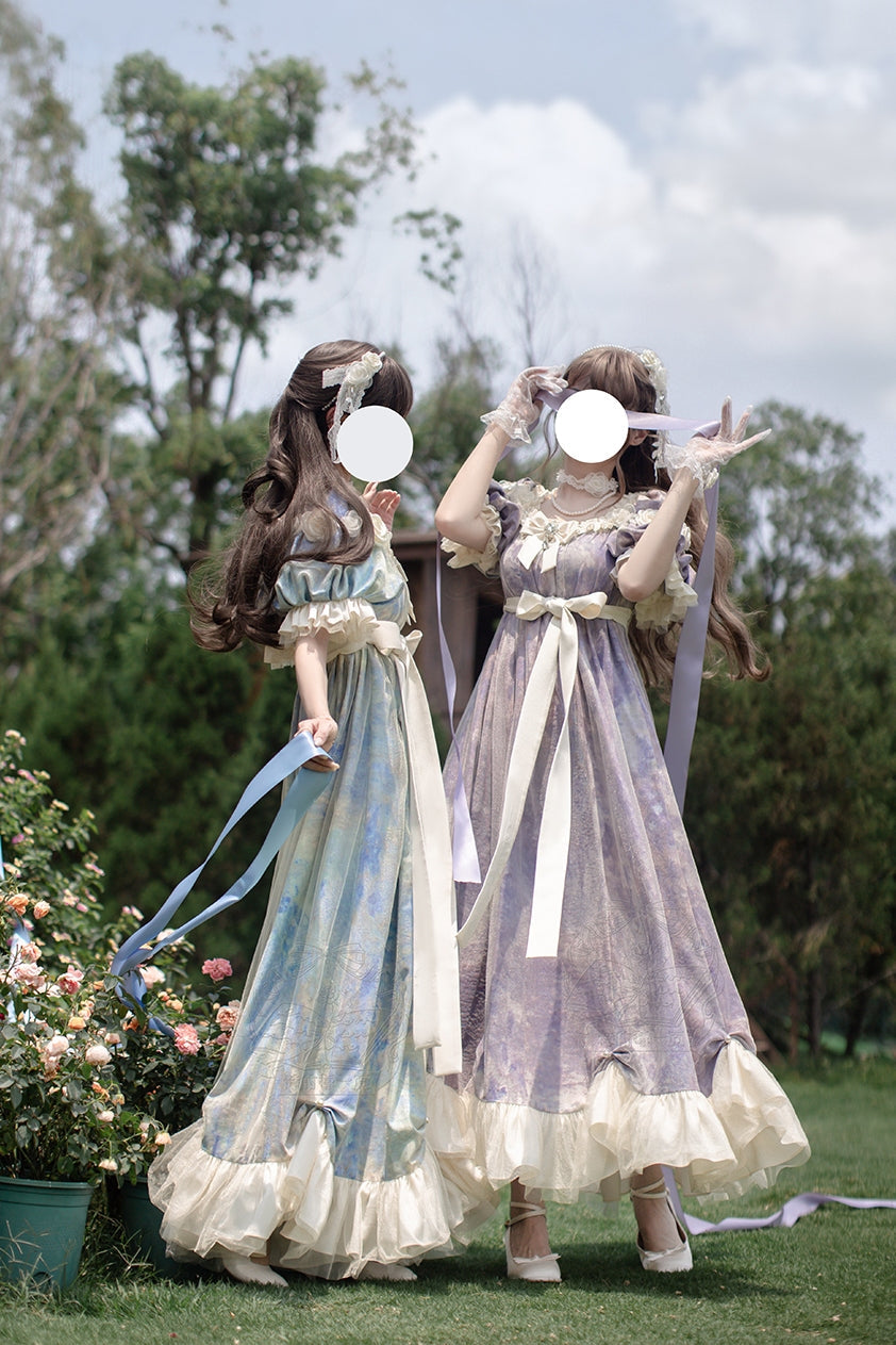 [order Deadline: December 30] Sun and Moon Poem Oil Paint Rose Dress Complete Set