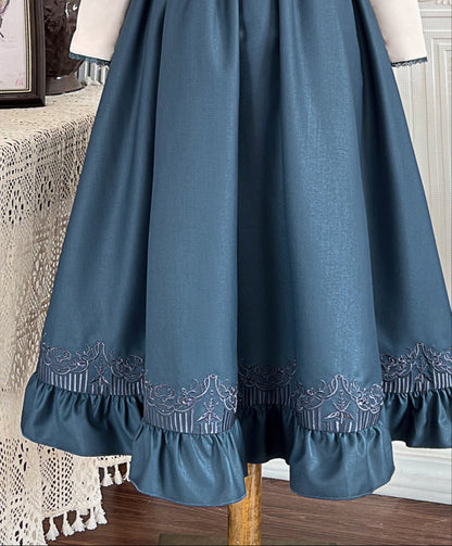 [pre-order] Retro Lolita Classic Blouse Skirt Shawl Suit