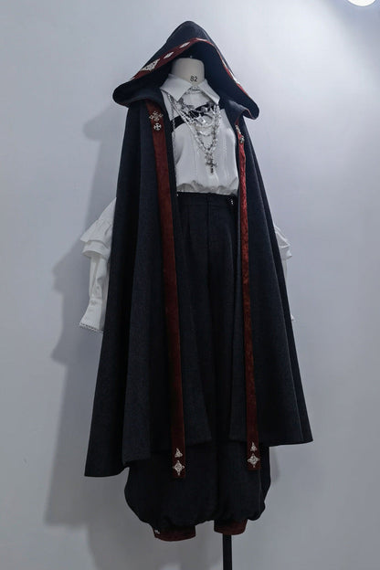 Sacred Oath Retro Prince Hooded Cape + Pants