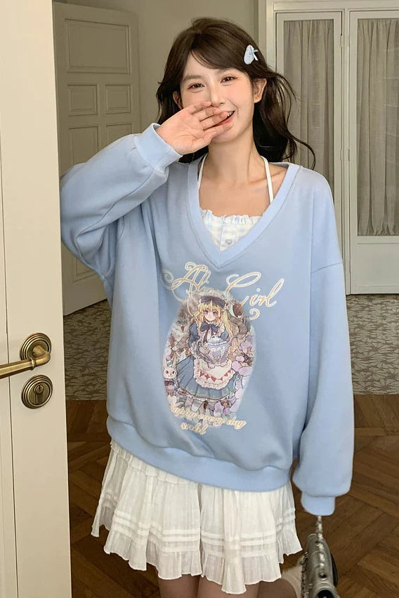 Fairy Tale Fleece Lined Top