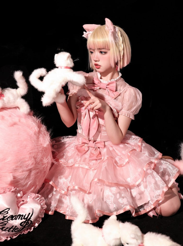 Pure Pink Sweet Princess Dress