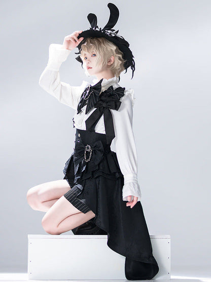 Rabbit Theatre Jacquard Version Lolita Prince Shirt Corset Suit [pre-order]