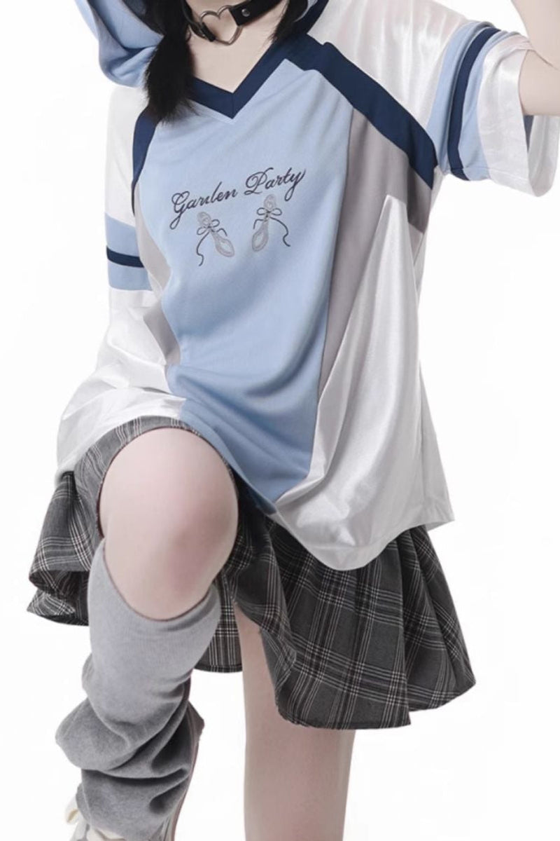 Sporty Top + Hooded Top + Tiered Culottes