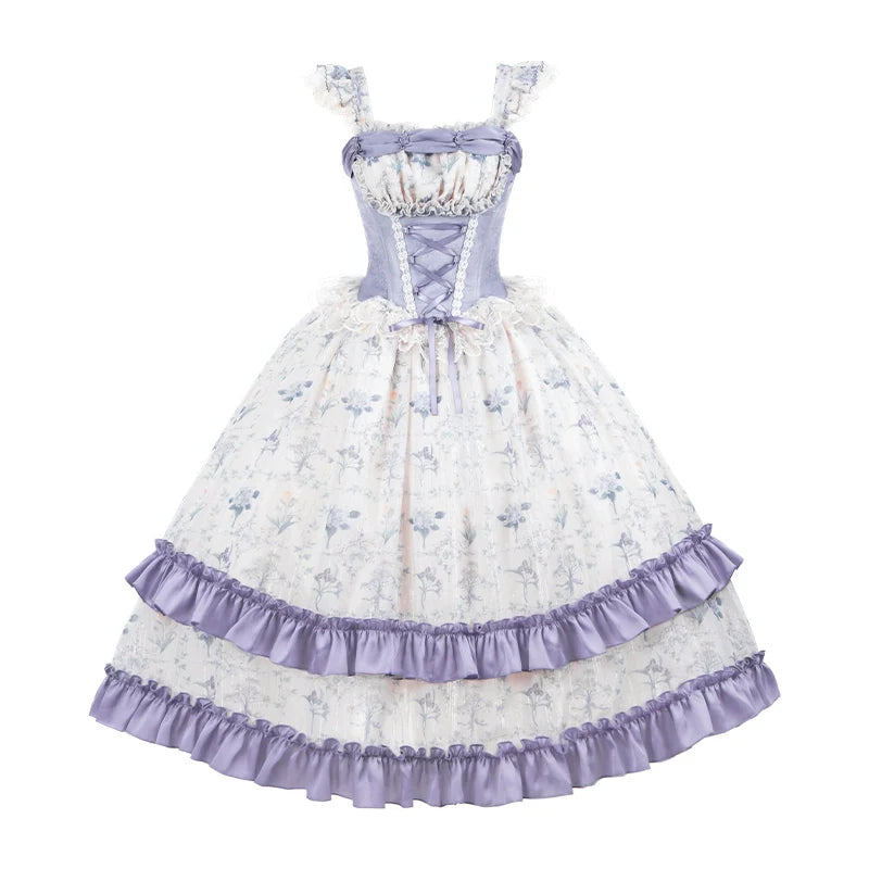 Letter and Poem Two Piece Look Dress Set