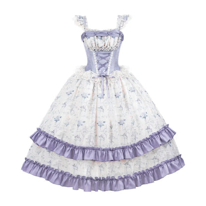 Letter and Poem Two Piece Look Dress Set