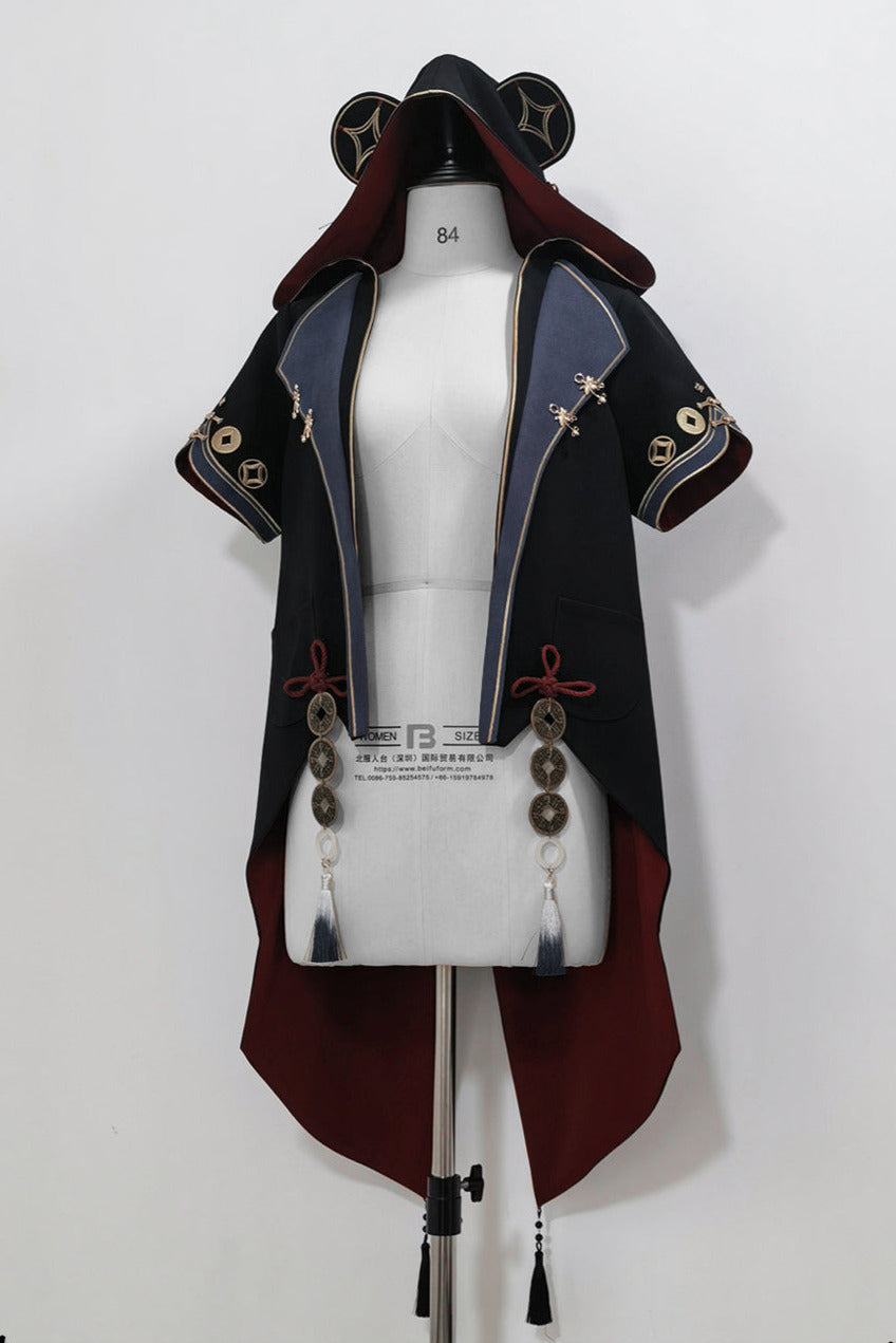 Treasure Chinese-style Element Hoodie Jacket Suit Set