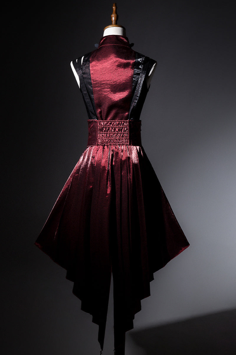 [pre-order] Dark Cyber Suspender Skirt + Shorts + Sleeveless Top + Sleeves