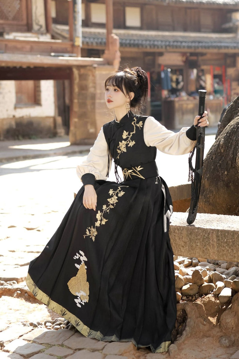 New Chinese-style Hanfu Skirt Set