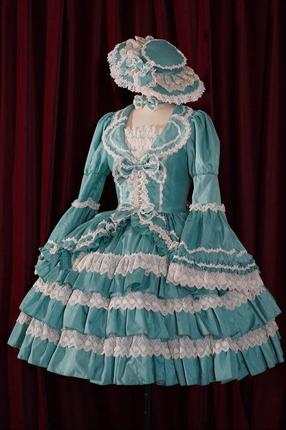 [order Deadline: January 19] Eternal French Doll Princess Sleeve Dress + Hat