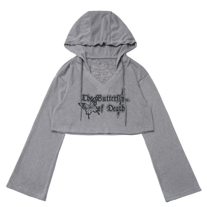 Y2k Hooded Crop Top + Sleeveless Shirt With Tie + Plaid Culottes