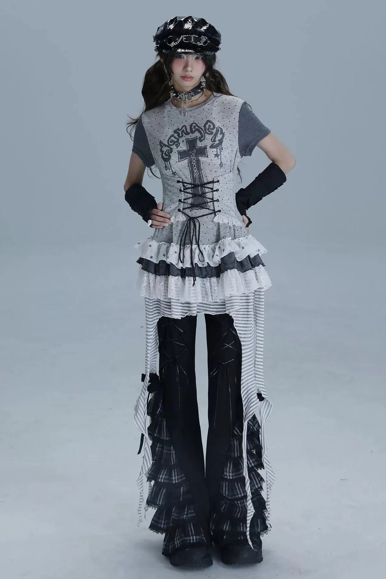 Cross Garden Lace Top