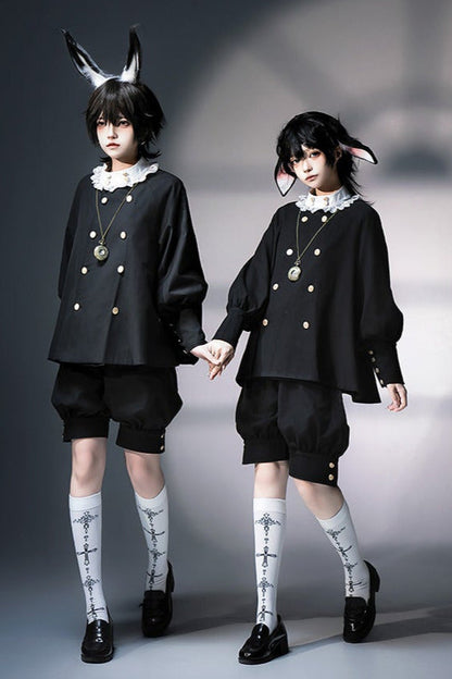 Chrono Rabbit European Prince Cape Jacket Suit