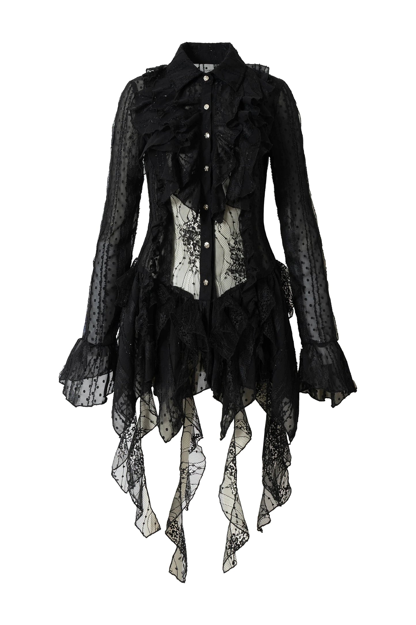 Romantic Punk Lace Dress