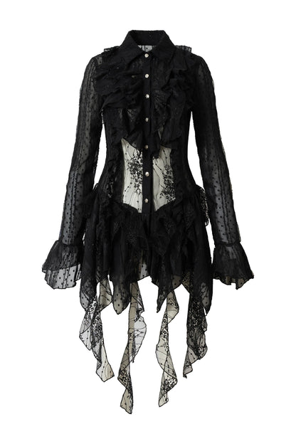 Romantic Punk Lace Dress