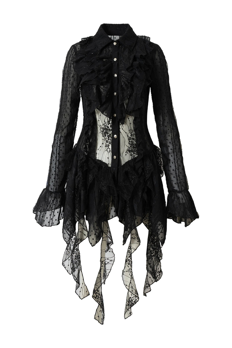 Romantic Punk Lace Dress