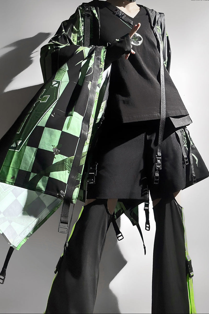 Dark Knight Command Cyberpunk Cat Ear Suit