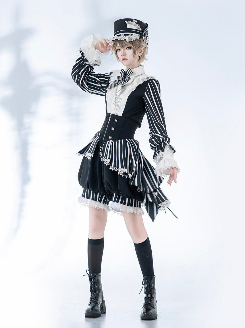 Wonderful Trick Retro Lolita Prince Shirt + Shorts [pre-order]