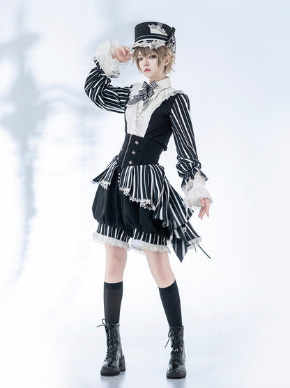 Wonderful Trick Retro Lolita Prince Shirt + Shorts [pre-order]