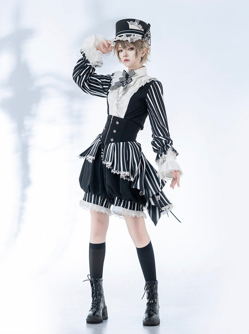 Wonderful Trick Retro Lolita Prince Shirt + Shorts [pre-order]