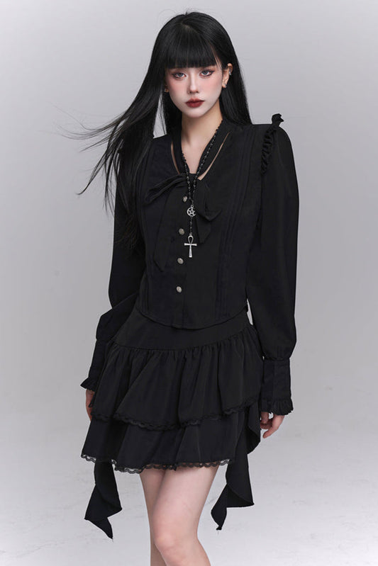 Mode Shirt + Short Skirt