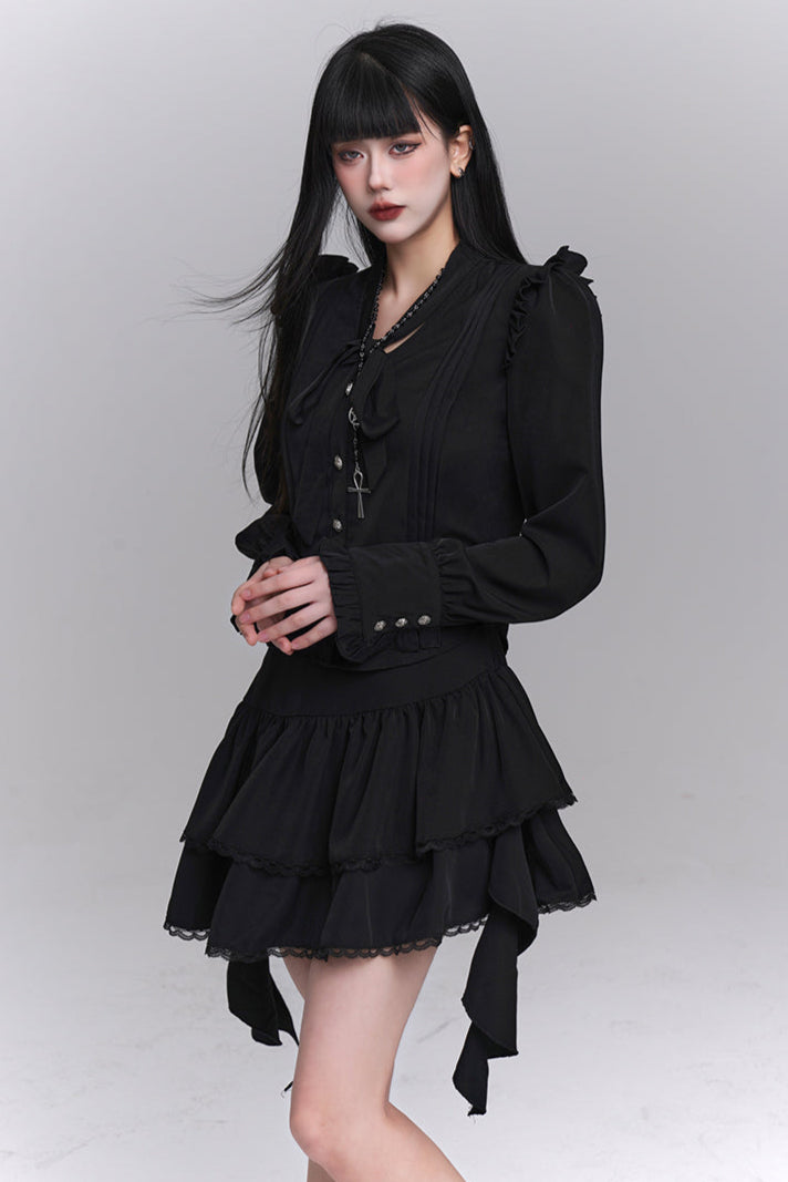 Mode Shirt + Short Skirt