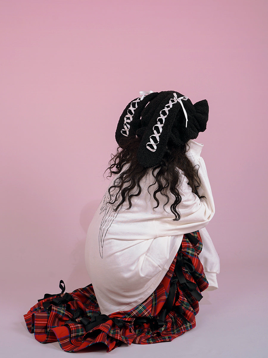 Lace-up Rabbit Snow Hat