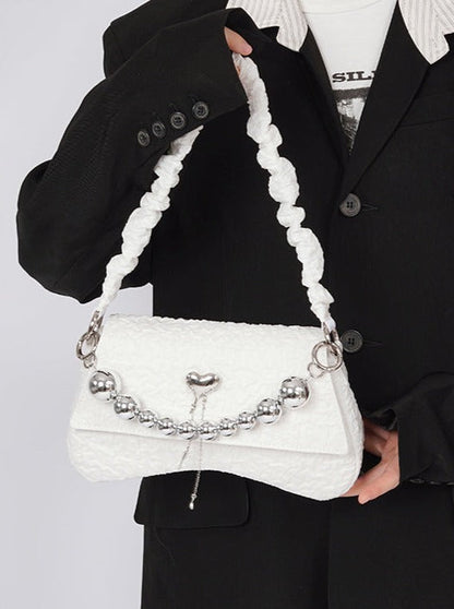 2-way Cross Chain Shirring Bag