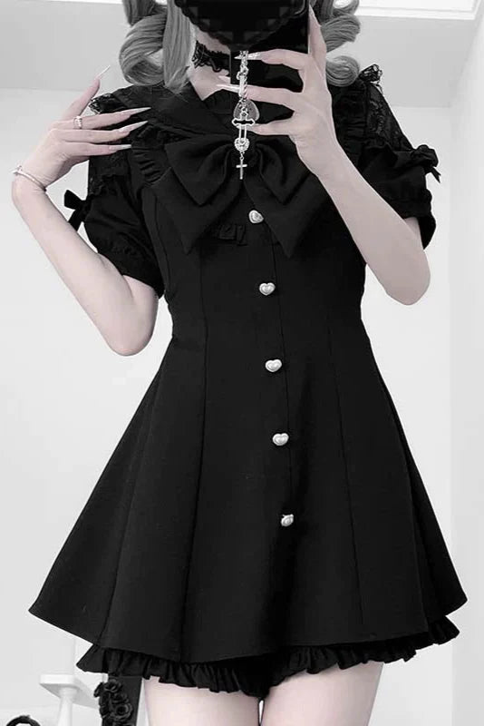 Dark Knight Jirai Top + Ruffle Pants