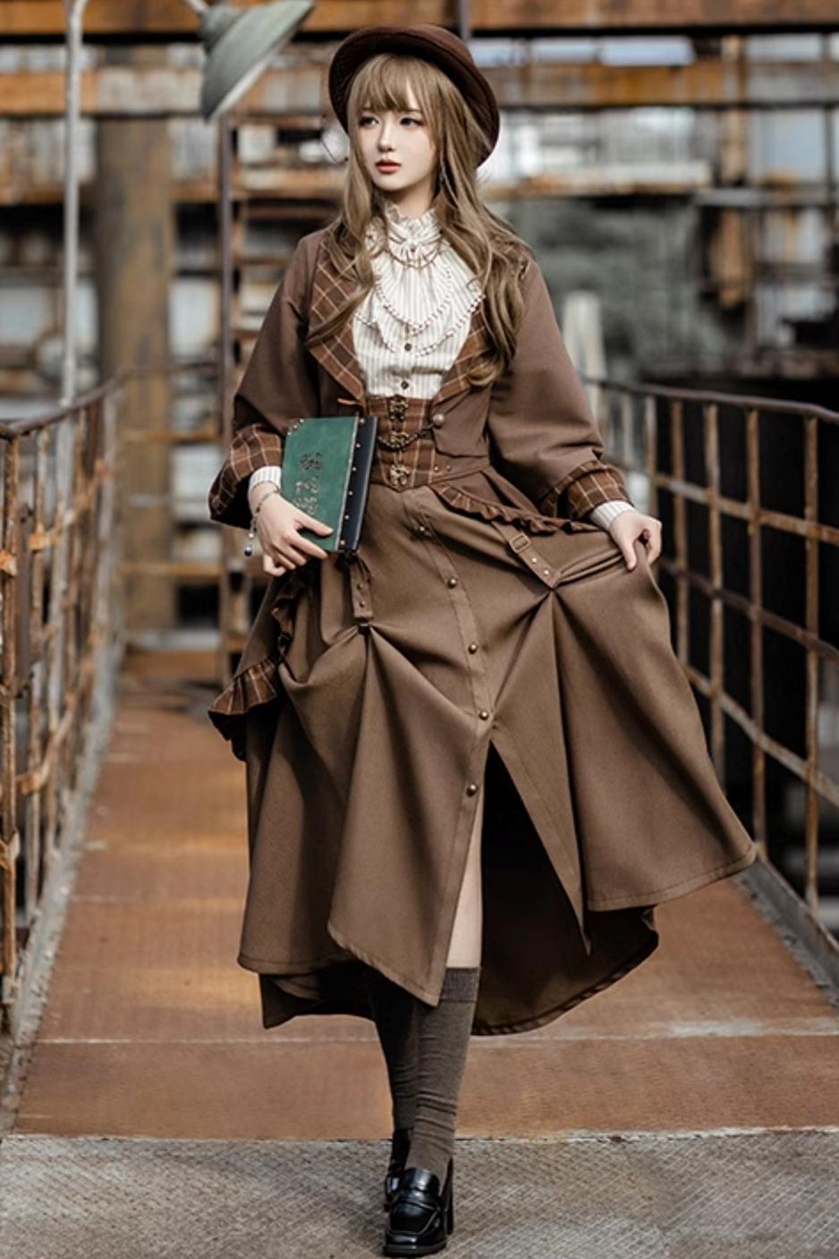 [pre-order] Mystery Steam Corset Midi Skirt Set