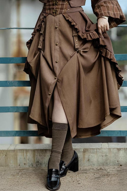[pre-order] Mystery Steam Corset Midi Skirt Set