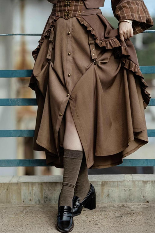 [pre-order] Mystery Steam Corset Midi Skirt Set