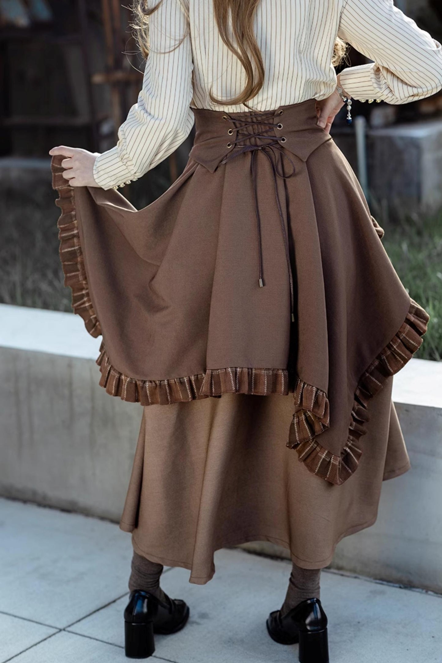 [pre-order] Mystery Steam Corset Midi Skirt Set
